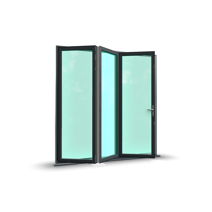 Aluminium Bifold Doors - 3 Panes