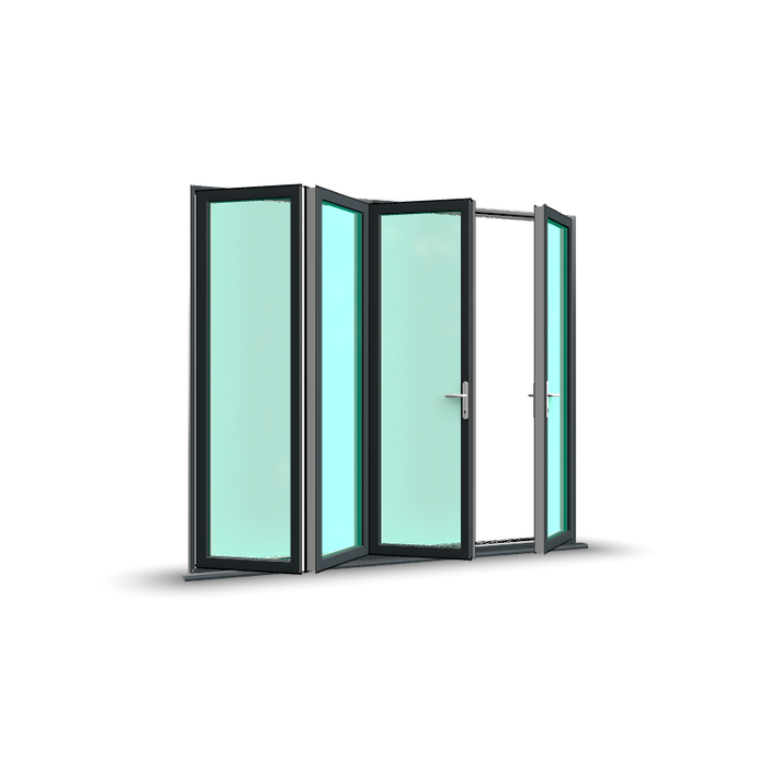 Aluminium Bifold Doors - 4 Panes