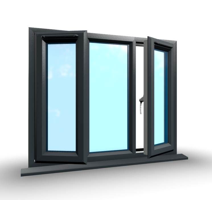 uPVC Casement Window – Style 36 with Triple Apertures