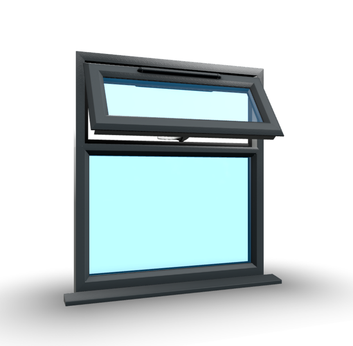 uPVC Casement Window – Style 6 with Dual Apertures
