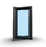 uPVC Casement Window – Single Aperture Elegance