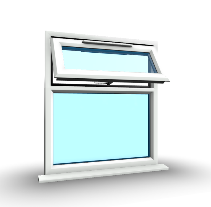 uPVC Casement Window – Style 6 with Dual Apertures