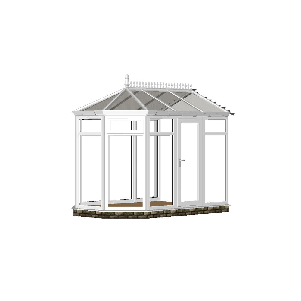 Full height Victorian Conservatory with POLY ROOF